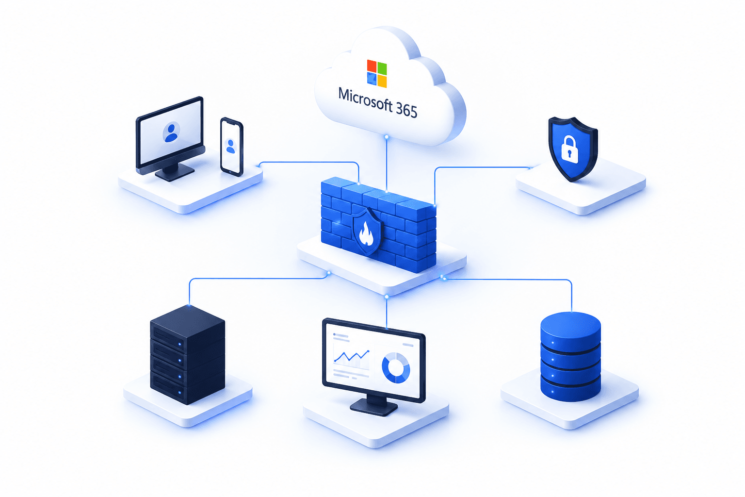 Managed IT Support Illustration